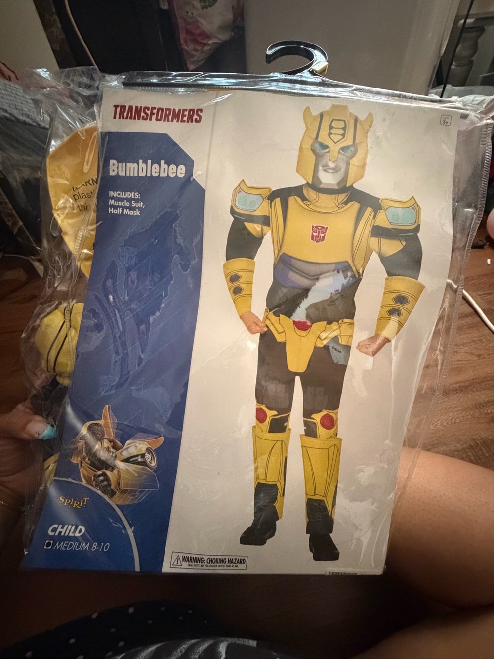Spirit Kids Bumblebee Transformers One-Piece Bodysuit Yellow Black